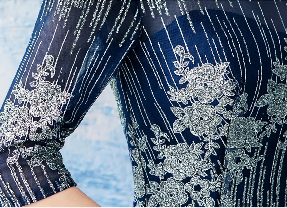 JaneVini Vestidos Роскошные платья с блестками и рукавом до локтя для мамы невесты 2018