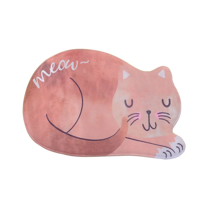 Мультяшная микрофибра современные коврики для ванной комнаты Ванная комната