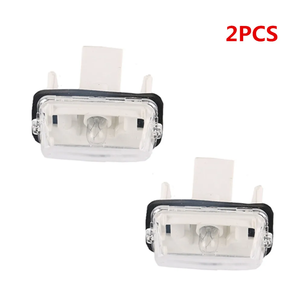 2Pcs CloudFireGlory 6340A3 1 шт. или 2 шт. левый = Правый номерной знак светильник для Citroen C3 C4 C5 Picasso для peugeot 206 207 307 - Испускаемый цвет: 2Pcs