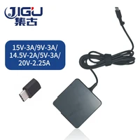 jigu 5v 9v 12v 15v 3a 14 5v2a 20v2 25a multiple output adapter for smart phones tablets laptops handheld games type c devices