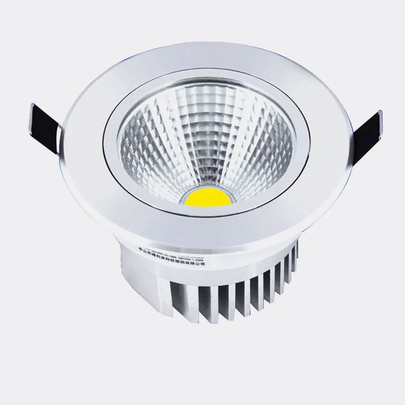 Apliques empotrados regulables mazorca Downlights LED 7W 9W 12W lámparas de techo LED AC85 ~ 265V LED luces de punto blanco cálido/blanco frío iluminación interior