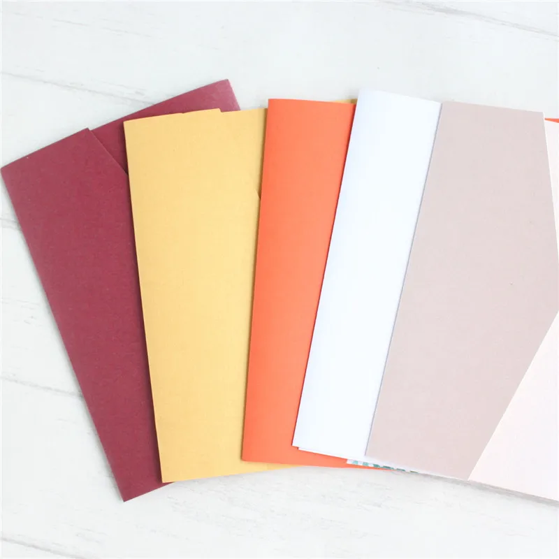 Пустые конверты для открыток приглашения темно-синий Карманный трехслойный