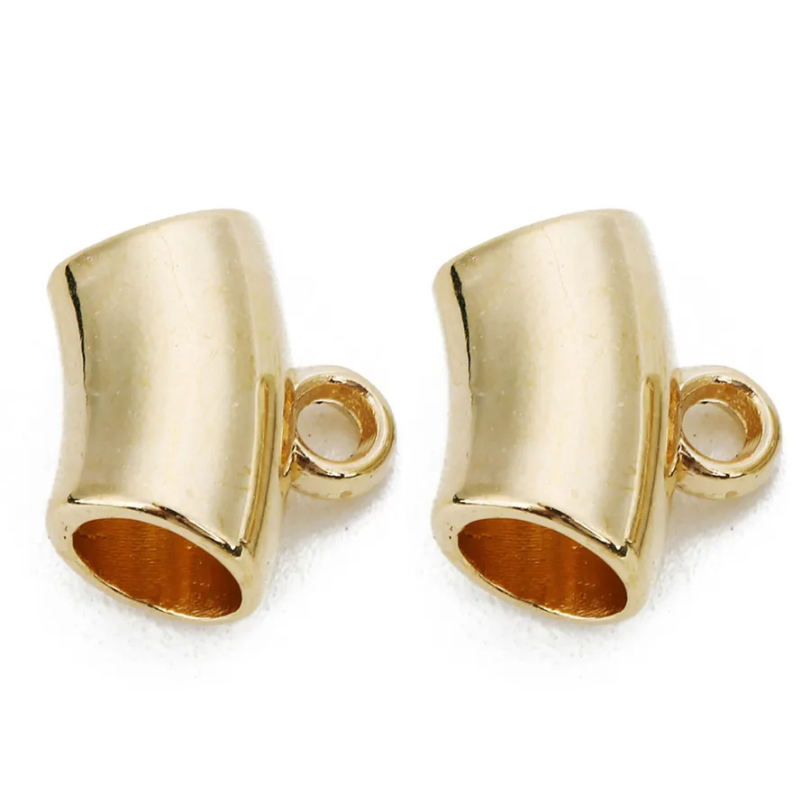 Бусины XINYAO 50 шт./лот золотистые розовые CCB соединительные трубки для изготовления