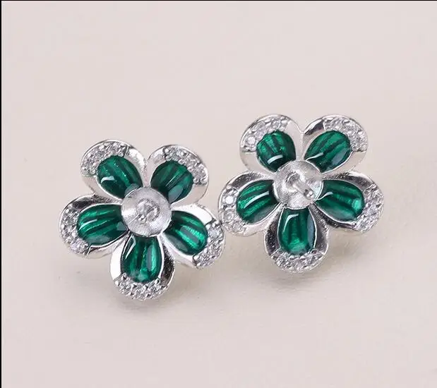 naturaljewelry 8-9MM White Freshwater PEARL 925 Sterling Silver earring | Украшения и аксессуары