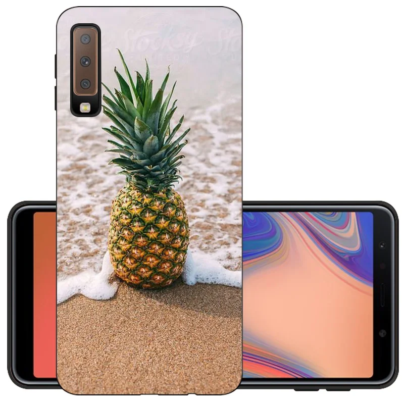 CaseRiver для Samsung A7 2018 чехол силиконовый защитный бампер задняя крышка Funda A 7 |