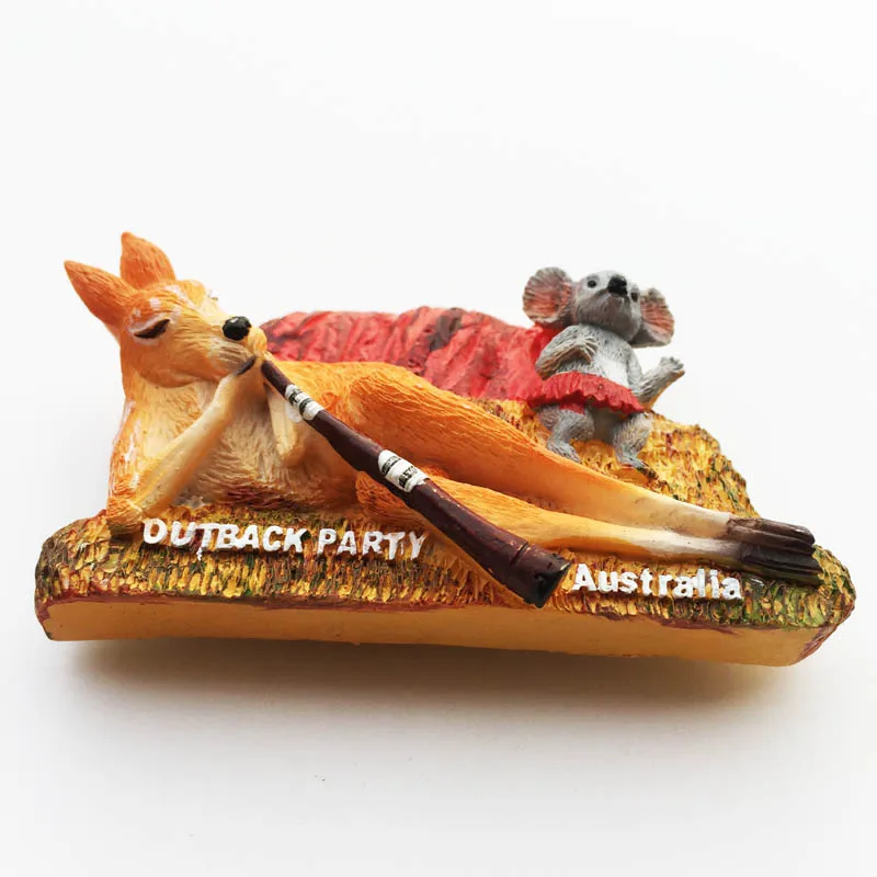 Австралийский кергуру коала стерео дорожный сувенир магнитная наклейка магнит