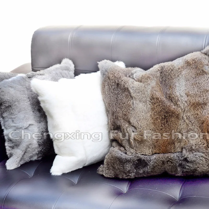 Женская наволочка из мягкого кроличьего меха 50x50 см|sofa tassels|sofa padsofa velvet |
