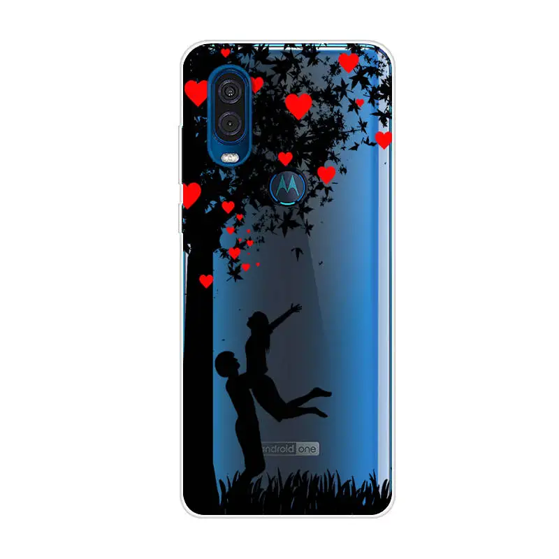 Чехол для Motorola One Action Phone Case Moto Cover XT1970 силиконовый мягкий чехол из ТПУ задней