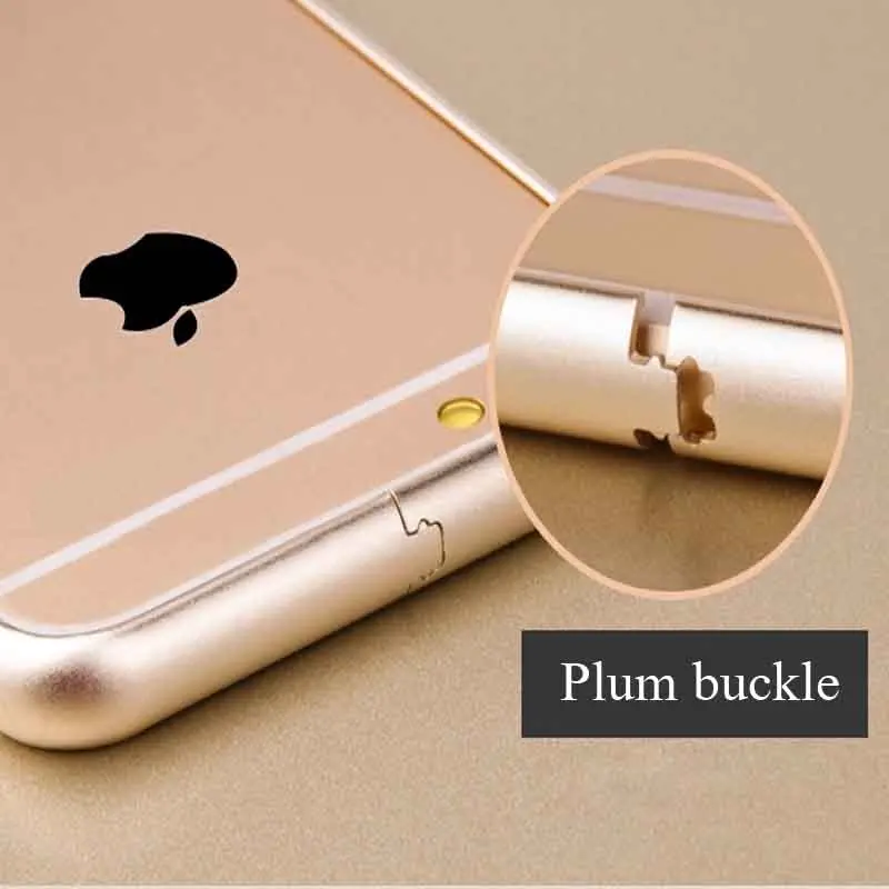 Роскошный металлический бампер чехол для iPhone 6 6s Plus 7 Алюминиевый 8 8Plus 7Plus каркас в