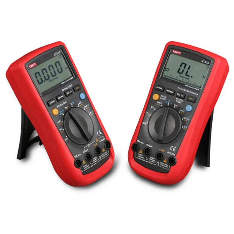 Цифровые мультиметры UNI T UT61E UT61C UT61D мультитестер переменный и постоянный ток