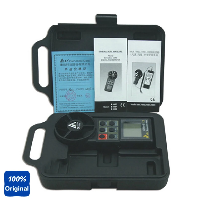 AZ8906 цифровой анемометр для измерения объема воздуха|wind speed tester|anemometer wind speeddigital