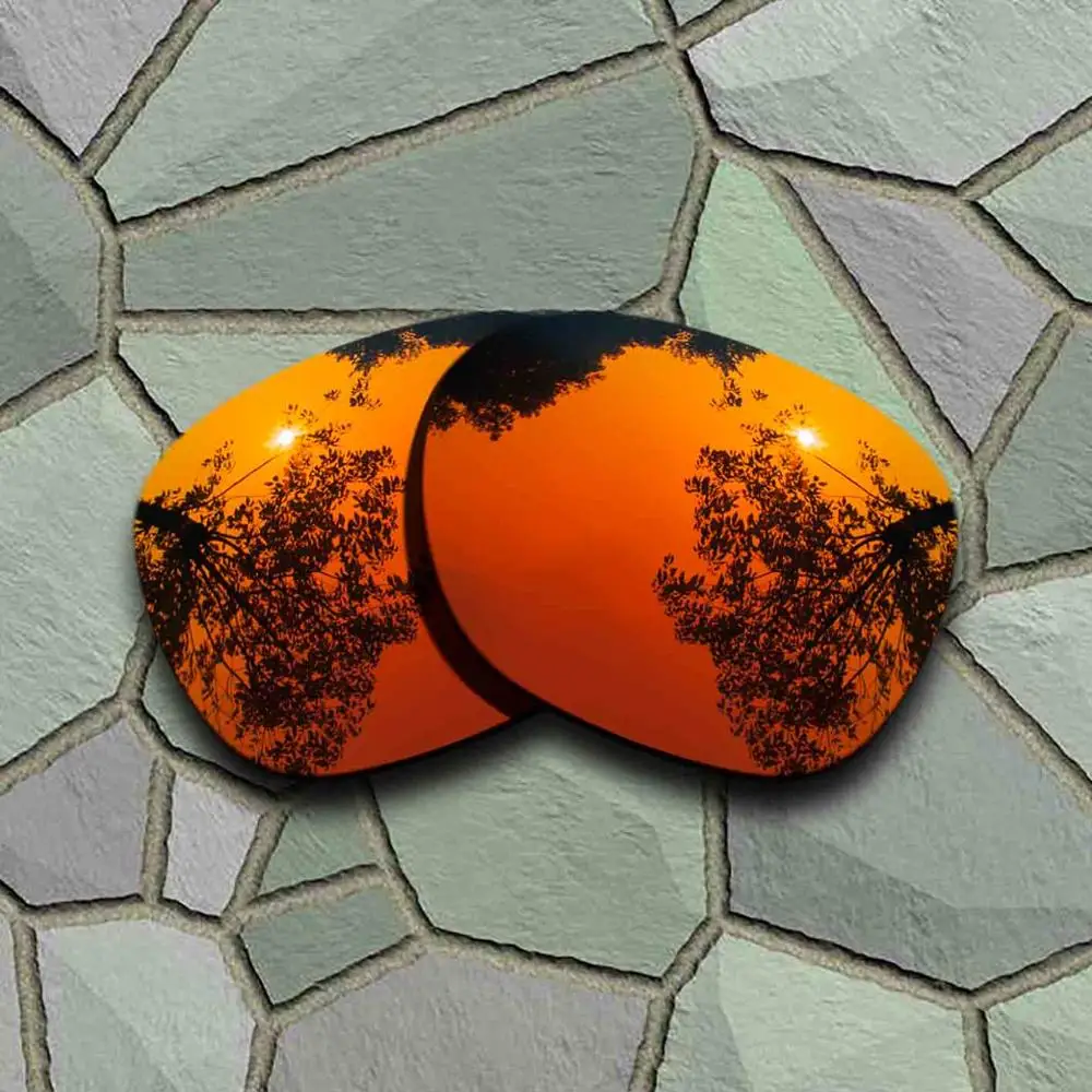 Red Orange Солнцезащитные очки поляризованные Сменные линзы для Оукли гаража рок-сортов - Цвет линз: Red Orange