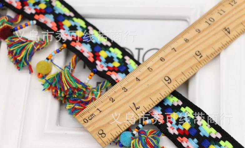 5 ярдов/партия ручные бусины для волос|tassel fringe|fringe tasselbeaded tassel fringe |