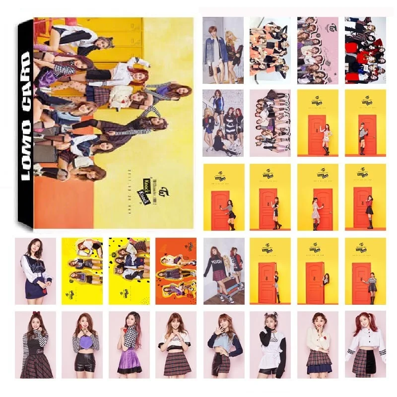 Новинка 30 шт./компл. KPOP TWICE 03 Knock альбом фото карты ПВХ самодельные LOMO
