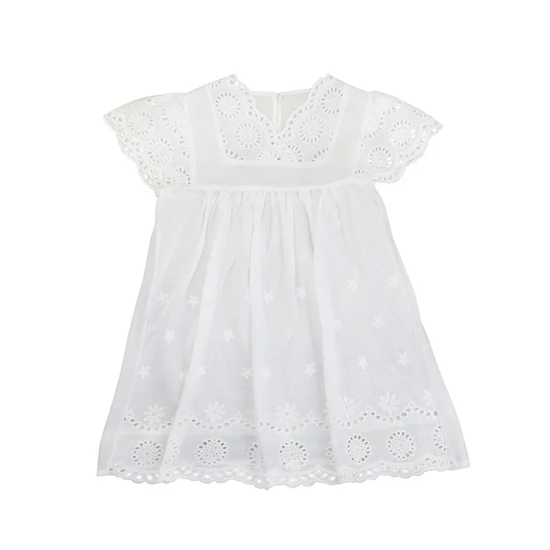 MUQGEW 2018 hot! Fashion Clothes Hot Selling Children Clothing Kids Baby Girls Floral Print Lace Princess Hollow Dress Sundress | Детская