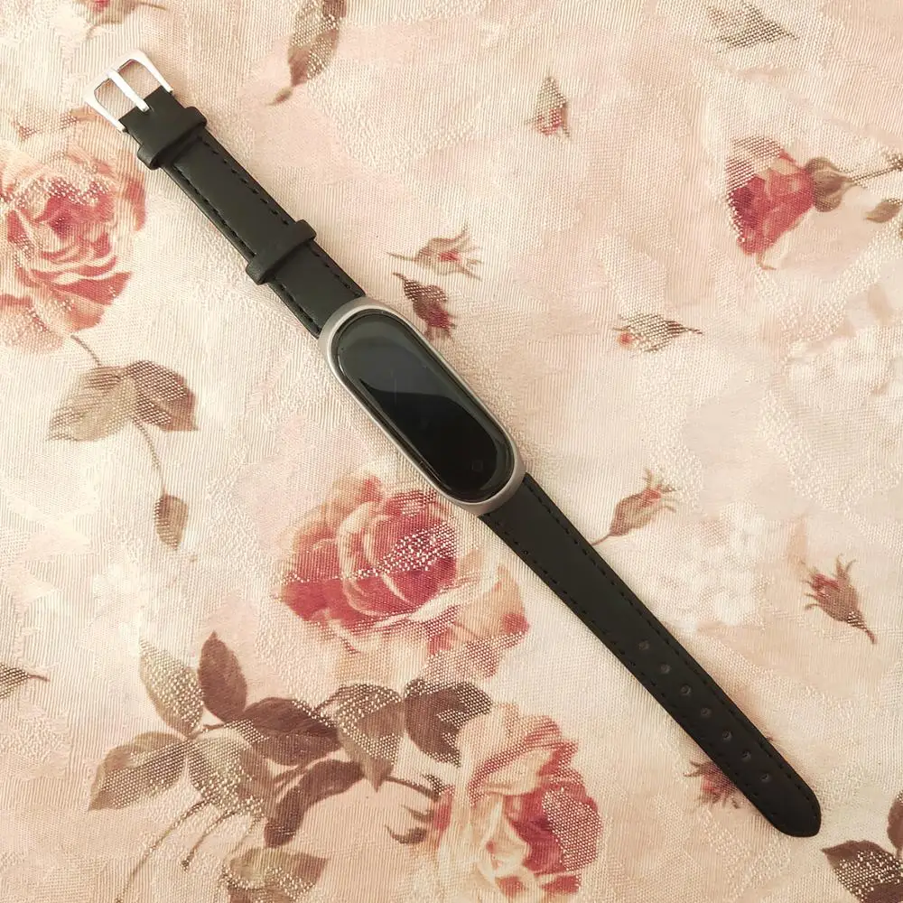 Ремешок из ПУ кожи для Xiaomi Mi Band 3 спортивный силиконовый браслет наручных часов