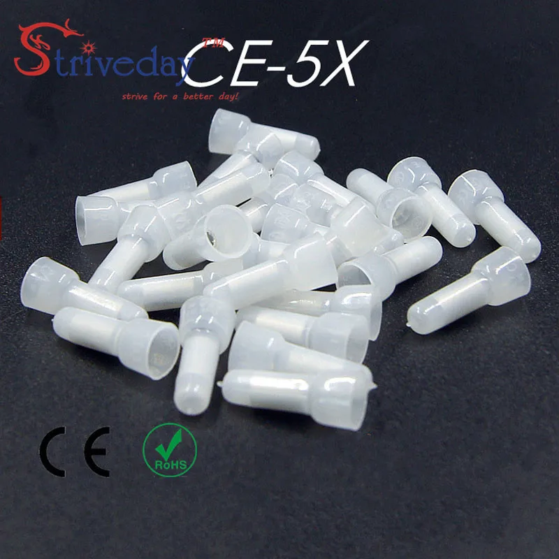 100 шт./лот Φ проводной разъем клеммы соска линейная крышка алюминиевая Клемма