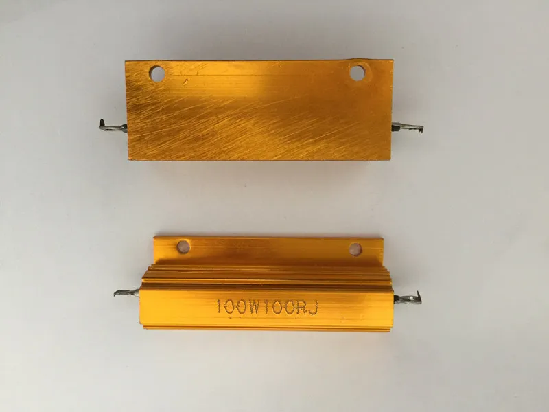 Алюминиевый металлический корпус с проволочной обмоткой 0 01 Ohm 100K Ом 100 Вт|resistor