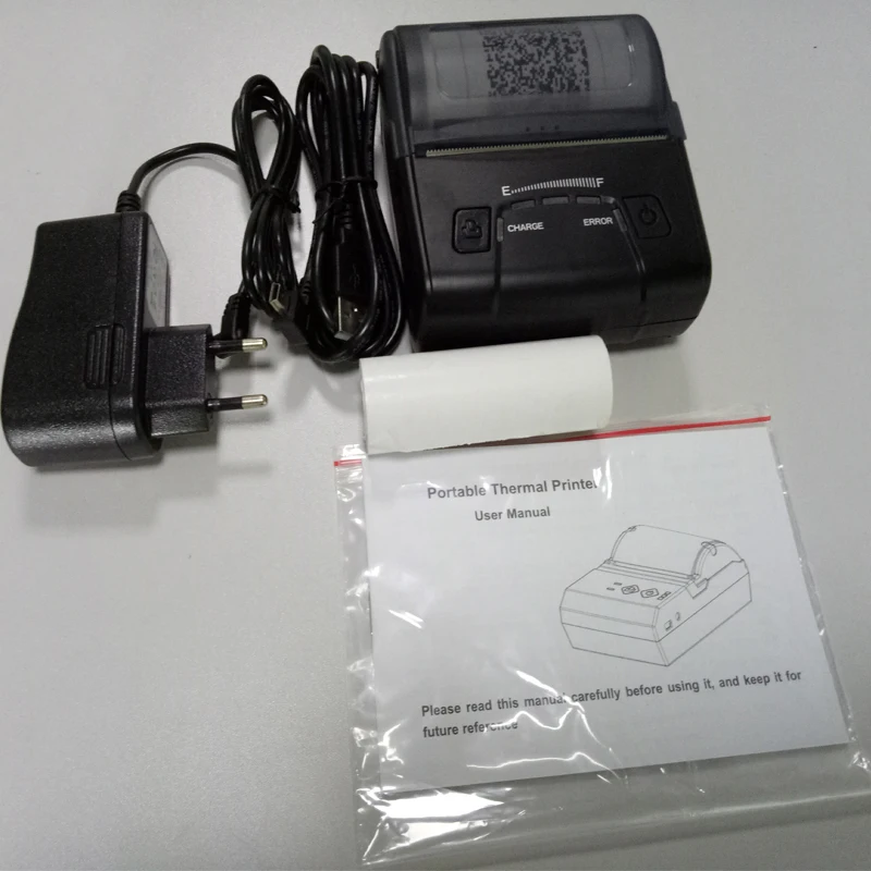Маленький usb Wi Fi bluetooth Портативный термопринтер 80 мм контроль энергопотребления