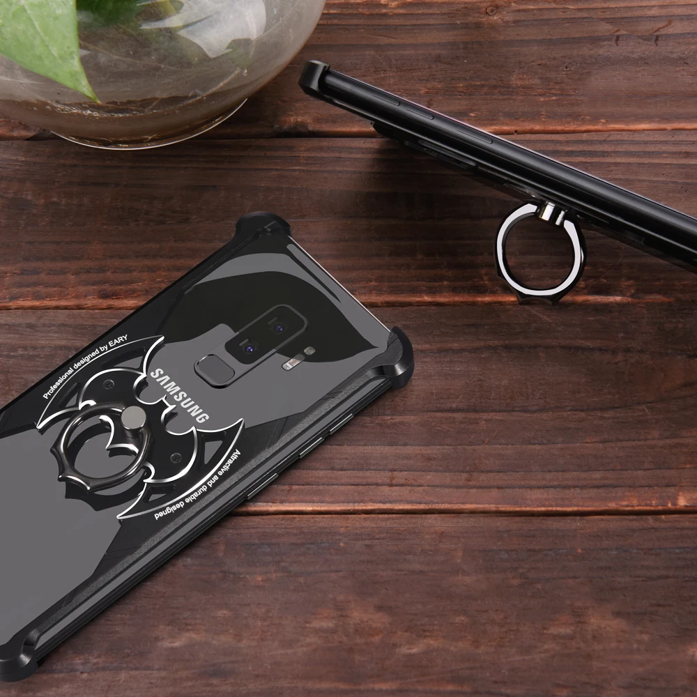OATSBASF дизайн летучей мыши металлический корпус для samsung Galaxy S9 индивидуальный