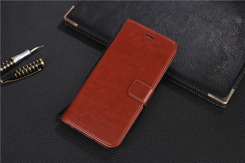 Кожаный чехол-книжка для xiaomi redmi note 6 Pro с держателем карт | Мобильные телефоны и