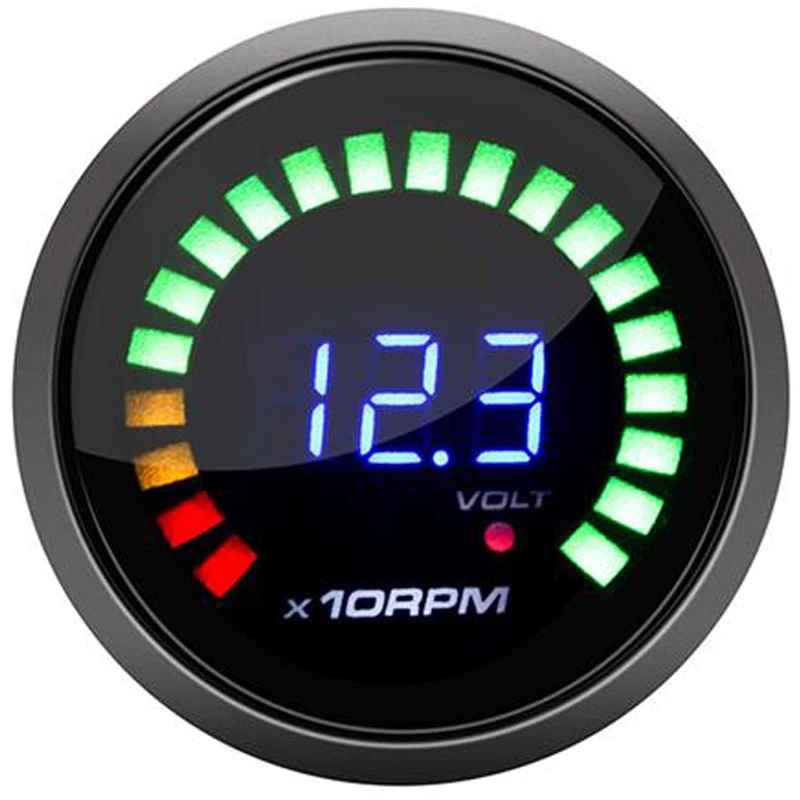 2 дюйма 52 мм Автомобильный турбо boost gauge psi температура выхлопных газов температура воды Температура масла пресс воздуха топлива Датчик вольтметр Тахометр гонки
