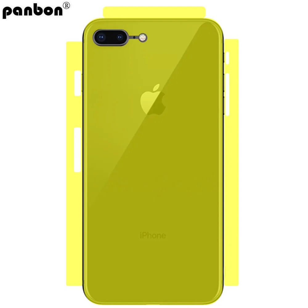 Оптовая продажа задняя пленка для iPhone X 8 7 Plus HD мягкая ТПУ полное покрытие боковая