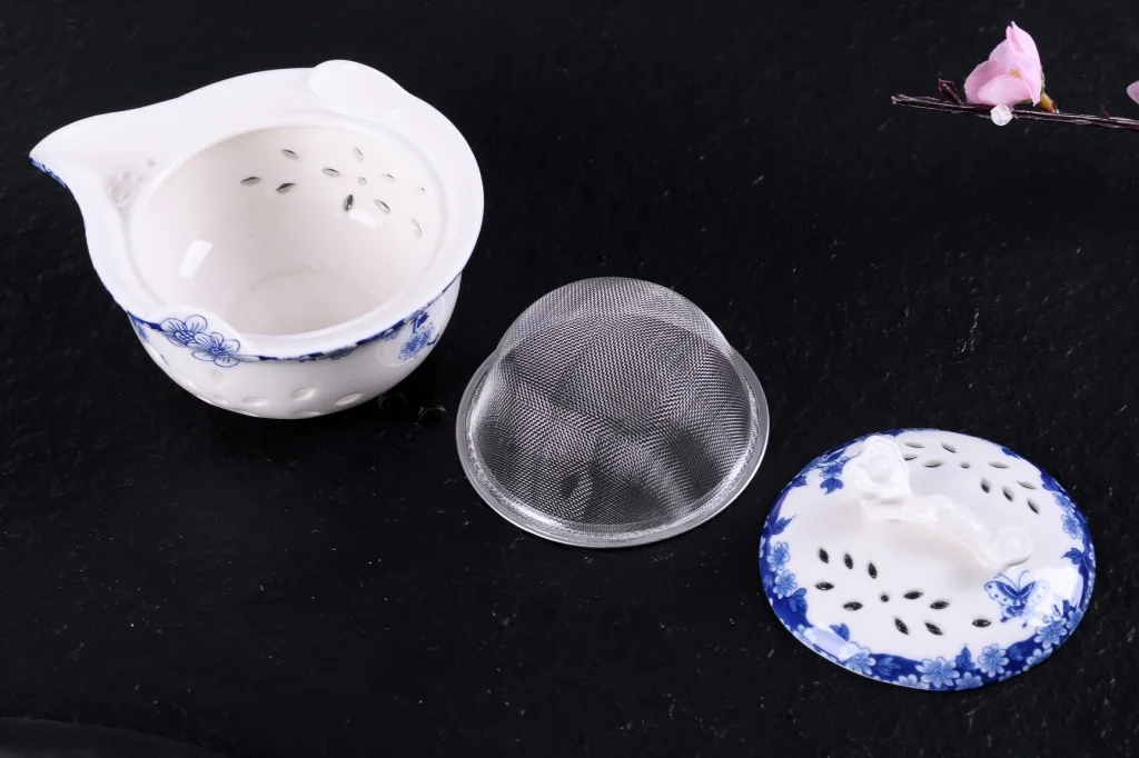 200 мл пустотелый Gaiwan керамический набор чайных чашек Tureen церемония для