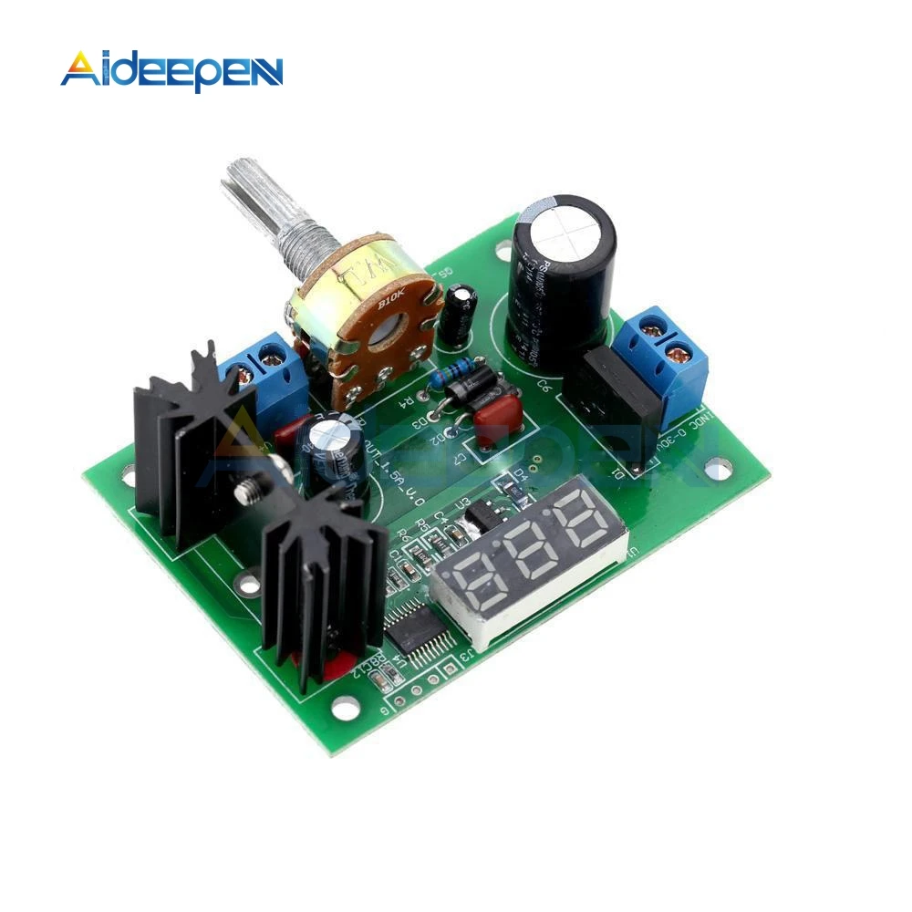 LM317 AC/DC-DC 1 25-28 V постоянно Регулируемый регулятор напряжения понижающий модуль
