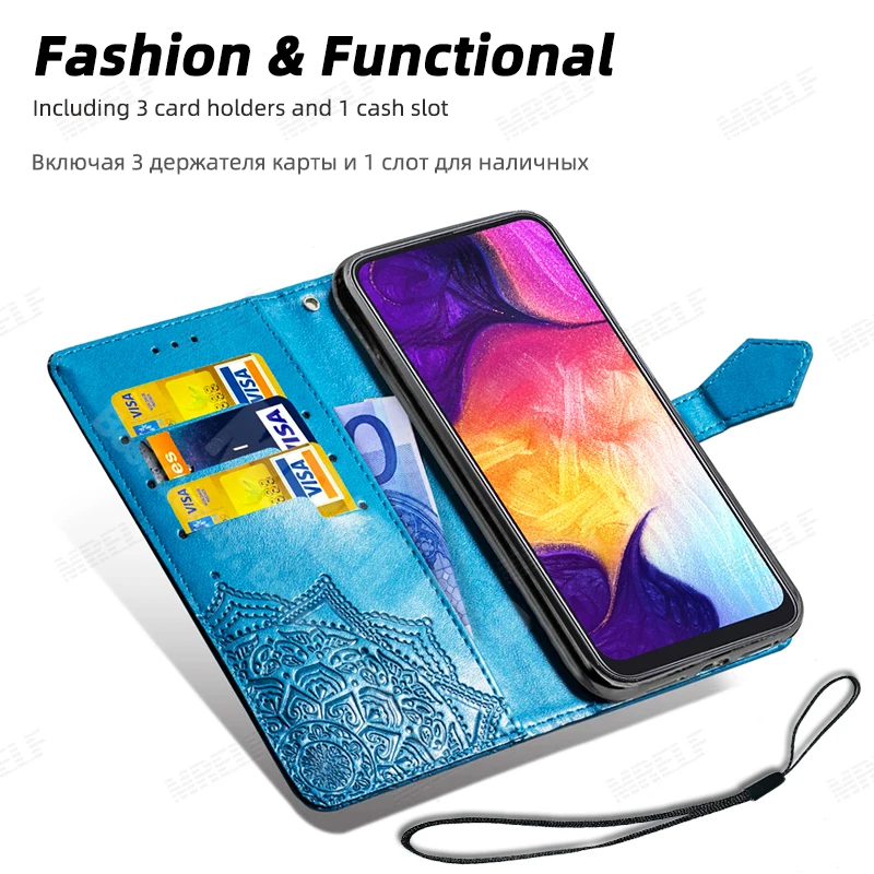 Чехол-кошелек для Samsung galaxy S8 чехол S7 Edge Note 8 9 Filp кожаный S9 Plus | Мобильные телефоны и