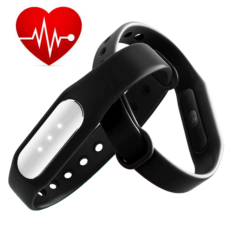 Original Xiaomi Mi Band 1S sports counter pulse miband HR heart rate Sleep Monitor Smart Bluetooth Wristband Bracelet MiBand