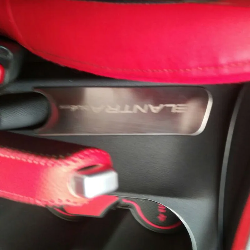 Накладка для ручного тормоза из нержавеющей стали наклейка для HYUNDAI ELANTRA AVANTE аксессуары для автомобиля-Стайлинг