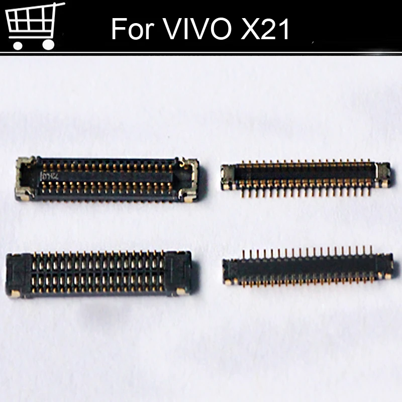 

Коннектор FPC для VIVO X21 x 21, ЖК-дисплей на гибком кабеле, материнская плата для VIVO X21, запчасти для ремонта, 2 шт.