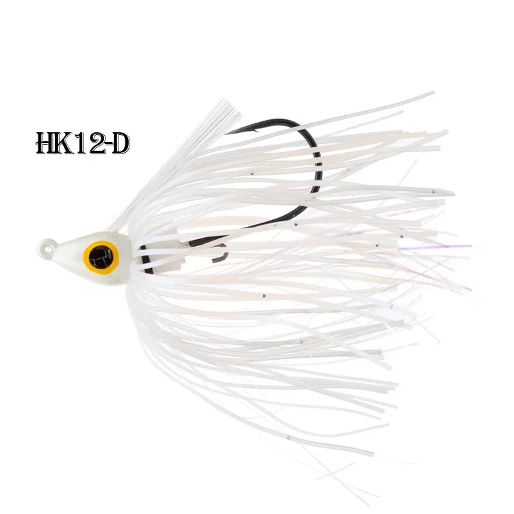 D Рыболовные снасти 3/8oz резиновый зажим Pesca Jig Head крючки блесны искуственные паллет, блесна, приманка, дергающаяся приманка мягкий крючок под червя бас приманки H30 - Цвет: D