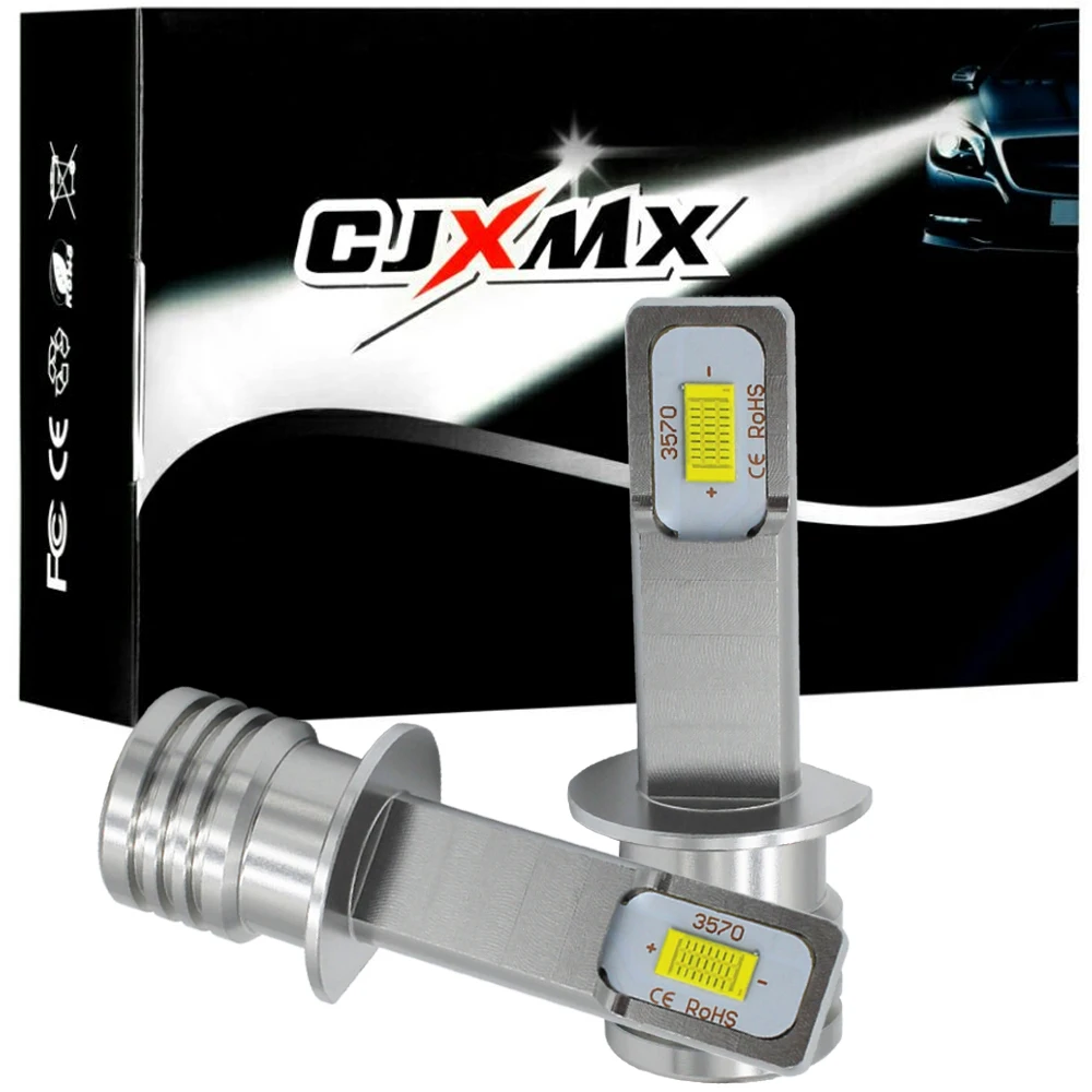 CJXMX 2X H7 H11 светодиодный автомобиль лампа H1 H3 H8 H9 9005 HB3 9006 HB4 туман светильник 1600LM