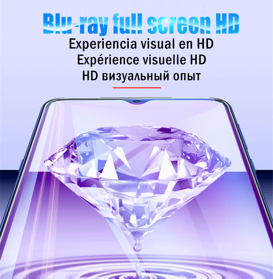 15D Anti-blue light Hydrogel Film For Xiaomi Mi 9 SE 9t 8 A2 A1 Lite Screen Protector For Xiaomi Redmi Note 7 K20 Pro Not Glass