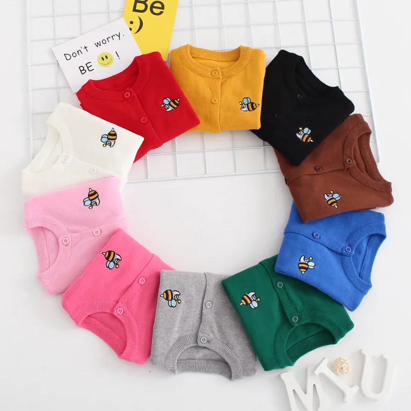 

1-6 Years Toddler Girl Sweater Kids Boys Knitted Sweater Cardigan Jackets Baby Sweater Outerwear Children Cardigan for Boys