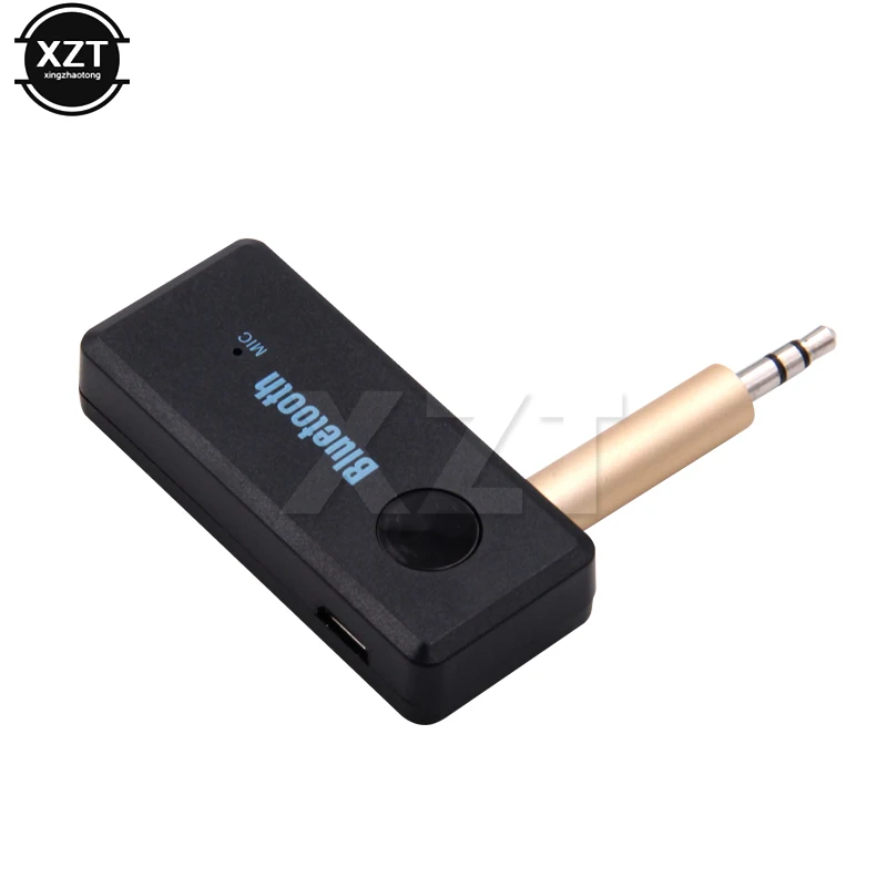 Автомобильный комплект громкой связи 1 шт. 3 5 мм AUX Bluetooth V4.1 музыкальный ресивер