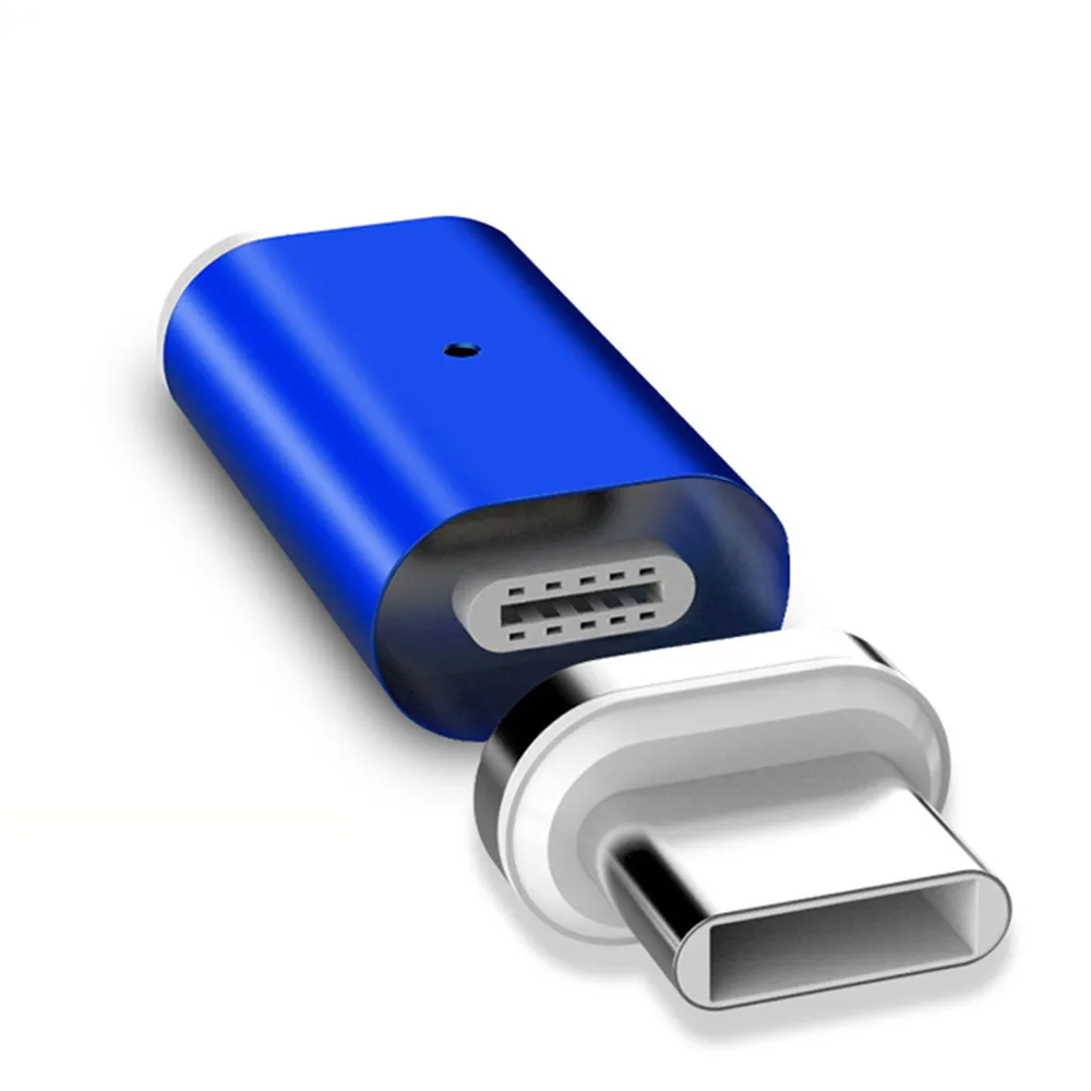 Type C к Micro/для lightning Магнитный адаптер для iPhone/Android кабель конвертер Тип Micro USB