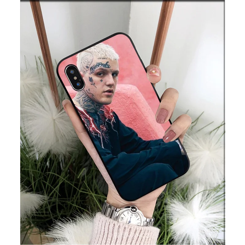 MaiYaCa рэп певец Lil Peep высококачественный чехол для телефона для iPhone 5 5Sx 6 7 7plus 8 8Plus X XS MAX XR