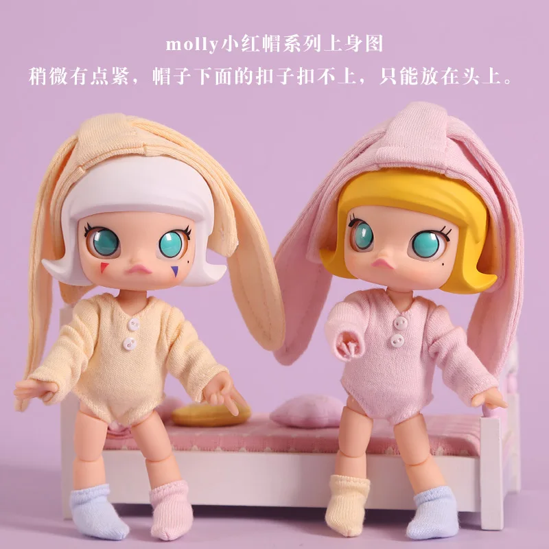 Новая Одежда для кукол милые носки + топ шапка ob11 obitsu11 1/12bjd аксессуары кукол|Куклы|