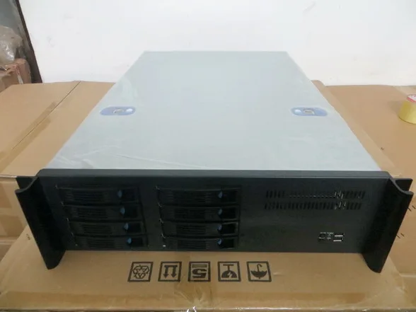 Серверный чехол для компьютера R365-8 горячий штекер 3U650 8 пластин заднего стекла 8PCI