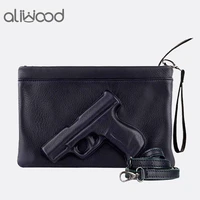 3d print gun pistol bag brand women bag chain messenger bags designer clutch purse ladies envelope clutches crossbody bag bolsas