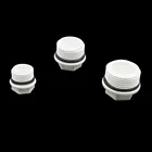 Концевые Заглушки для труб из ПВХ, фитинги с наружной резьбой 12 дюйма, 34 дюйма, 1 дюйма, фитинги для капельного орошения, водоотталкивающие колпачки, соединители для труб 6 шт.