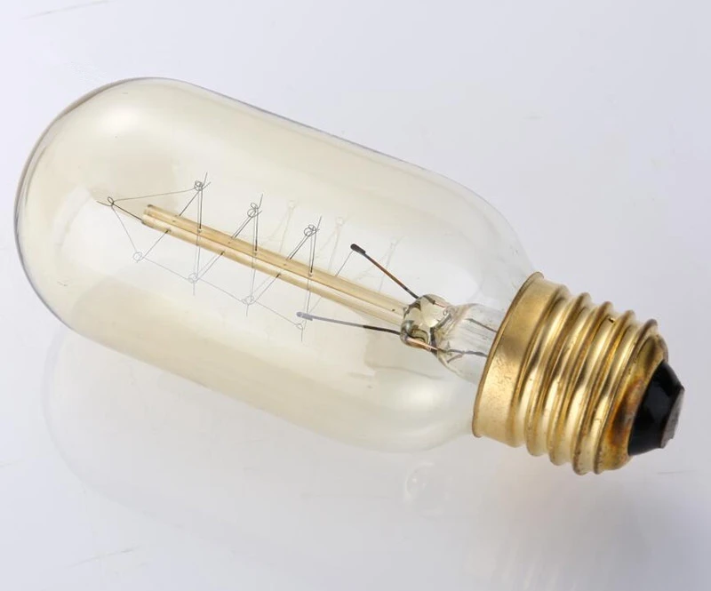 Ретро Edison лампы накаливания Винтаж огни 60 W 220 V Ретро Эдисон украшения искусства ST64 лампочки E27 декоративные лампы