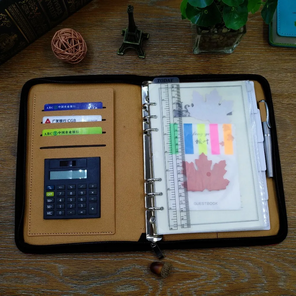 Папка-скоросшиватель padfolio кожаная папка многофункциональная для A5 папка-блокнот тканевый чехол Veins