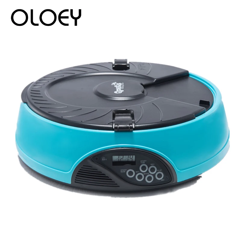 Новый дизайн! Автоматическая Pet набор для кормления времени с ЖК дисплей цифровой