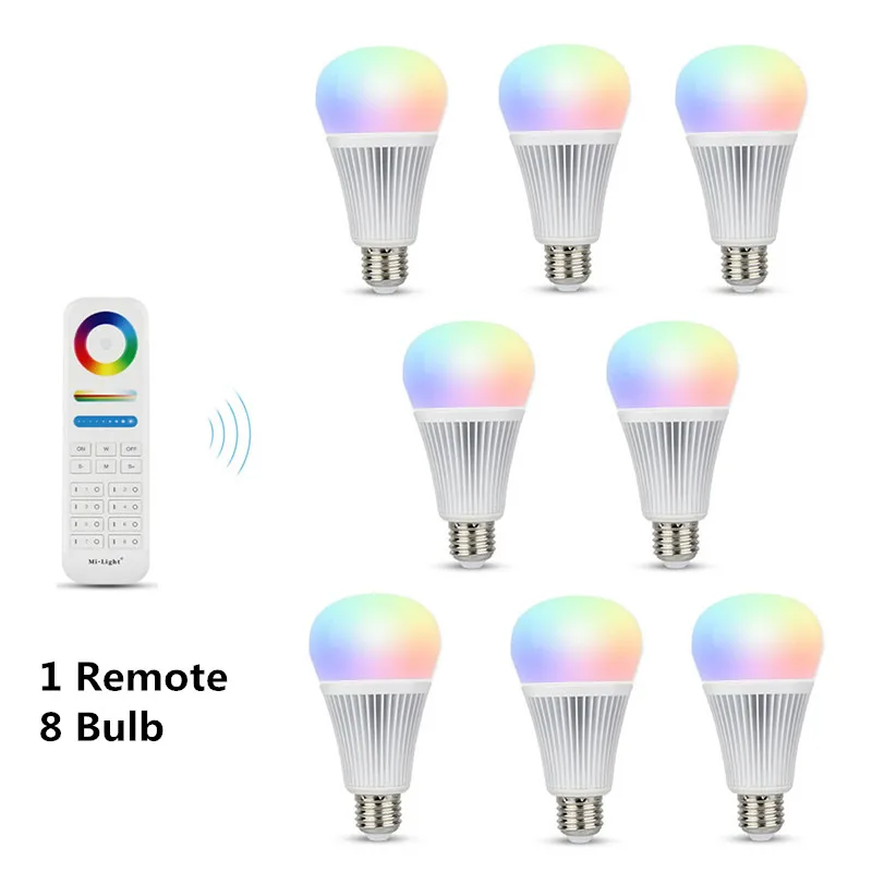 AC86 265V Mi. Светильник 9 Вт RGB + CCT светодиодный светильник лампа FUT012 RF пульт