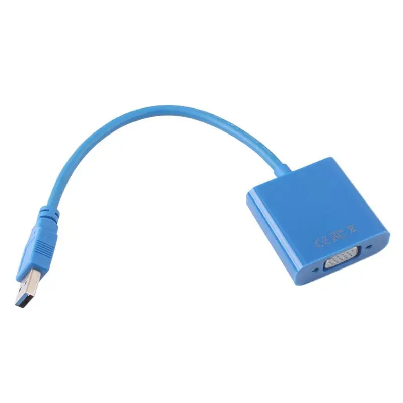 Высококачественный USB 3 0 на VGA Мульти дисплей адаптер конвертер внешняя