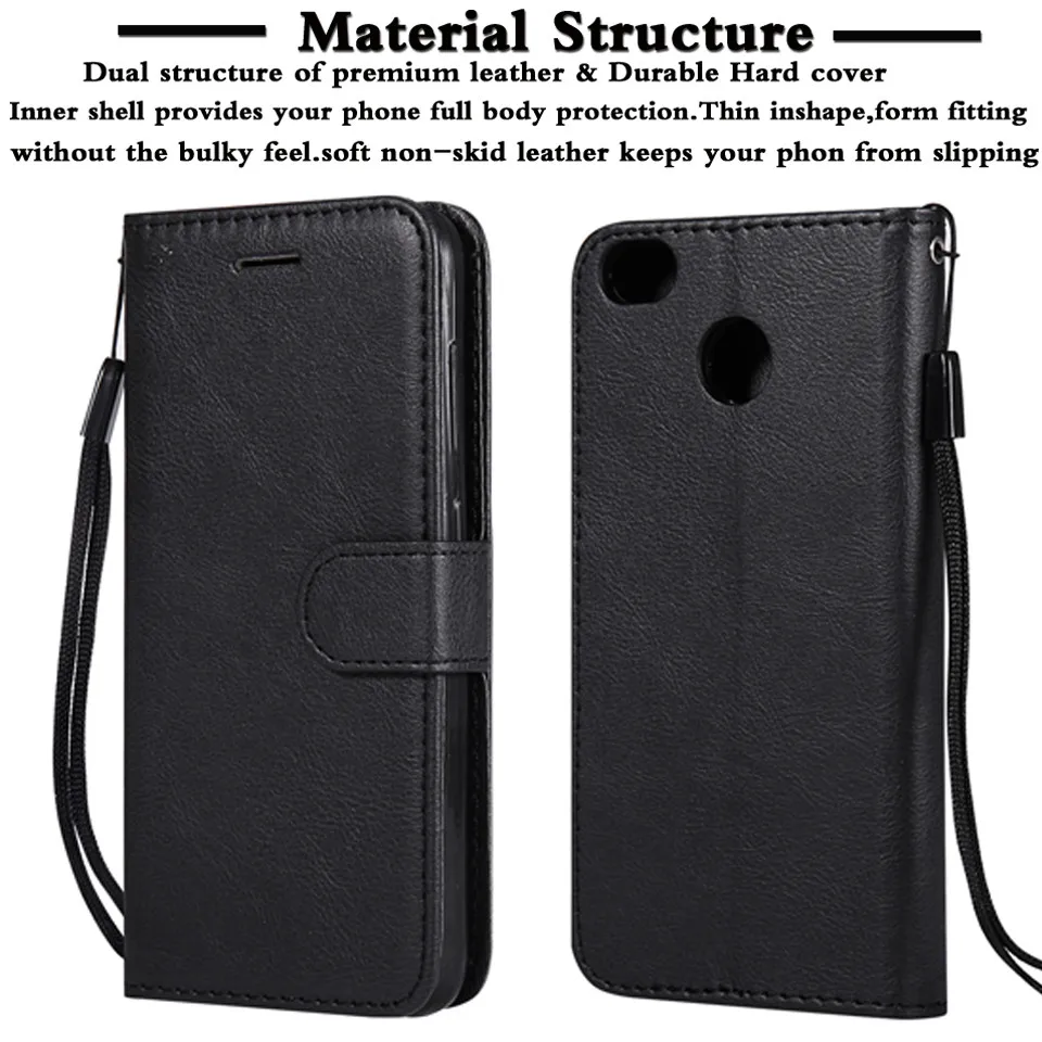 For Funda Xiaomi Redmi 4X Case Leather Wallet Phone Lxuruy Flip Cover Capa Coque | Мобильные телефоны и аксессуары